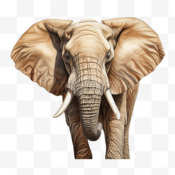 大象头侧视图