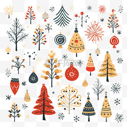 圣诞老人系列图标图片_喜庆圣诞剪贴画元素系列