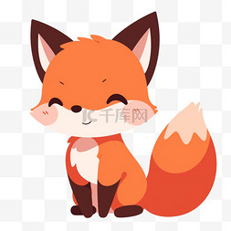 霍比特人狐狸图片_卡通手绘元素狐狸