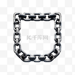 地裂裂痕链条链条图片_链条锁链写实元素装饰图案