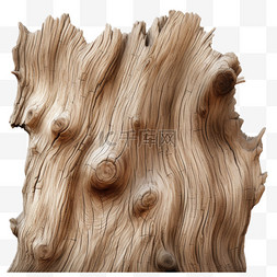 几何不规则形图片_木头树皮不规则形写实元素装饰图