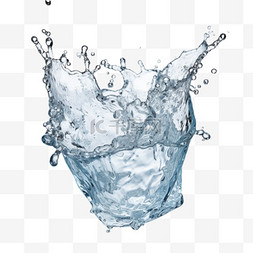 飞溅水花图片_水的艺术造型元素水花飞溅水滴水