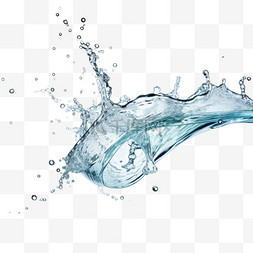 水的艺术造型元素水花飞溅水滴水