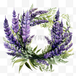 花边花框素材图片_花朵花环花框花边花架紫色幽香头