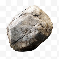 石头石头真实AI元素立体免扣图案