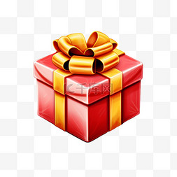 圣诞节圣诞礼物礼盒盒子红色礼品