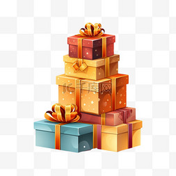 礼品盒礼品盒图片_堆栈的礼品盒