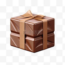 巧克力盒子双层礼盒装饰AI元素免