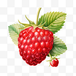 水彩酸甜莓果免扣元素