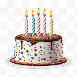 生日蛋糕点蜡烛图片_点着蜡烛的生日蛋糕