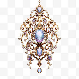 贝壳和珠宝图片_珠宝宝石项链奢侈品装饰品首饰金