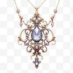 黑珍珠项链图片_宝石项链珠宝奢侈品装饰品首饰金
