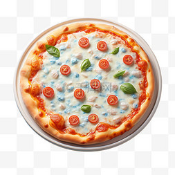 3D渐变质感图标生活元素披萨美食