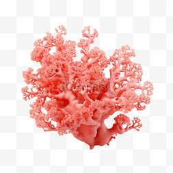 珊瑚缠绕状态AI元素立体免扣图案