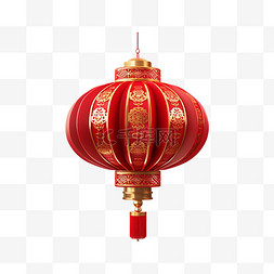 中国风国潮新中式立体红灯笼节日