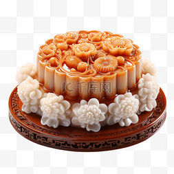 中秋节月饼节日必备传统咸蛋黄美