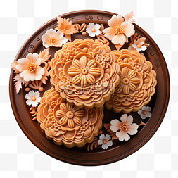 节日必备美食图片_中秋节月饼节日必备传统美食精美