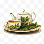 茶具瓷器精美茶壶茶叶茶杯养生