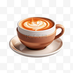 杯子咖啡3D立体日用品常见光泽感