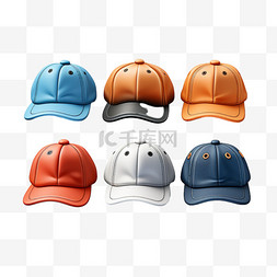 3D立体鸭舌帽帽子日用品常见光泽