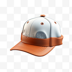 鸭舌帽帽子3D立体日用品常见光泽