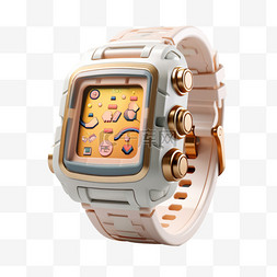 手表3D立体日用品常见光泽感