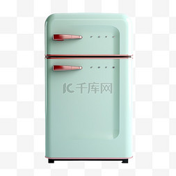 家具家电冰箱清新配色3D美观立体