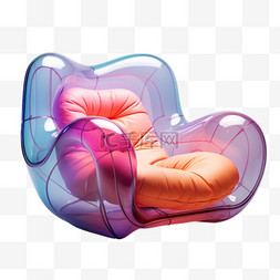 炫彩气泡图片_沙发3D膨胀家具泡泡风时尚炫彩气