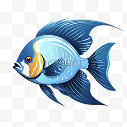 生动的鱼图片_鱼海洋生物扁平动物可爱生动卡通