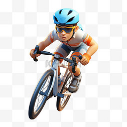 竞速图片_3D自行车竞速亚运会运动员锻炼比