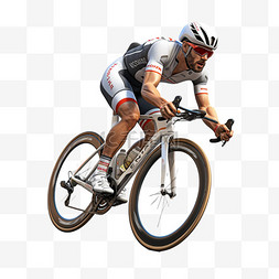 自行车竞速3D亚运会运动员锻炼比