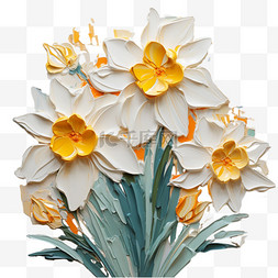 油画植物图片_油画风格植物鲜花风景画装饰美观