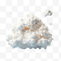 云图片_云朵体积感积云AI元素立体免扣图