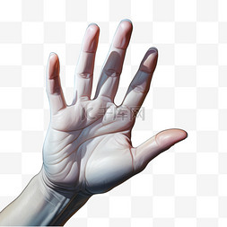手部四肢掌心身体AI元素立体免扣