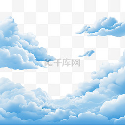 psd天空背景图片_逼真的蓝天背景