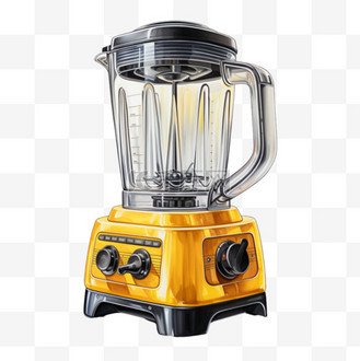 电器家电马克笔风格精致实用榨汁机