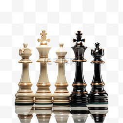 国际象棋素材图片_国际象棋棋子阴影反光I元素立体
