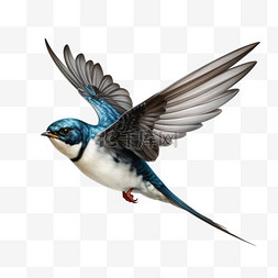 飞翔的鸟的鸟图片_展翅飞翔的鸟AI元素立体免扣图案