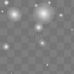 光斑光晕图片_太阳光效果光效光点光斑发光白色
