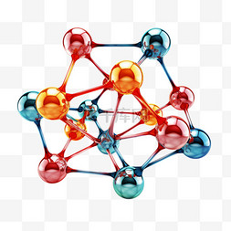 球抽象图片_化学分子线条球抽象免扣素材特色