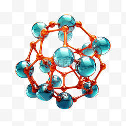 装饰立体图形图片_化学分子图形免扣元素装饰立体