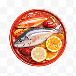 海鲜刺身图片_刺身海鲜日式食物美食美味诱人零