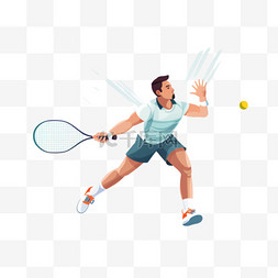体育海报背景素材图片_羽毛球锦标赛平平版海报男选手运