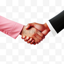 握手友好打招呼合作共赢平和商务