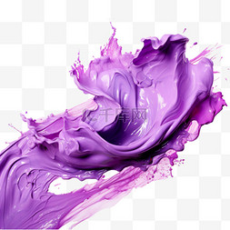 笔刷紫色神秘笔触水墨墨点纹理质