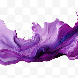 紫色神秘笔刷笔触水墨墨点纹理质