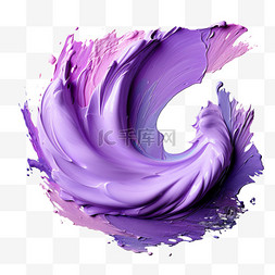 紫色笔刷笔触水墨墨点纹理质感