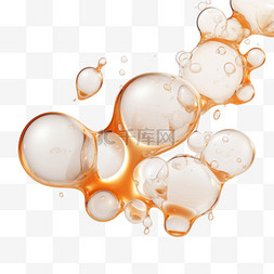 透明的液体图片_透明的水泡气泡2