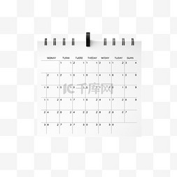 空白日历模板图片_简易空白日历空白月历模板