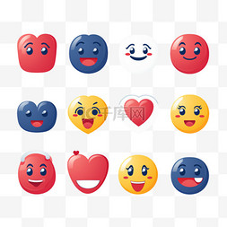 表情包人脸表情包图片_平面Facebook表情符号2